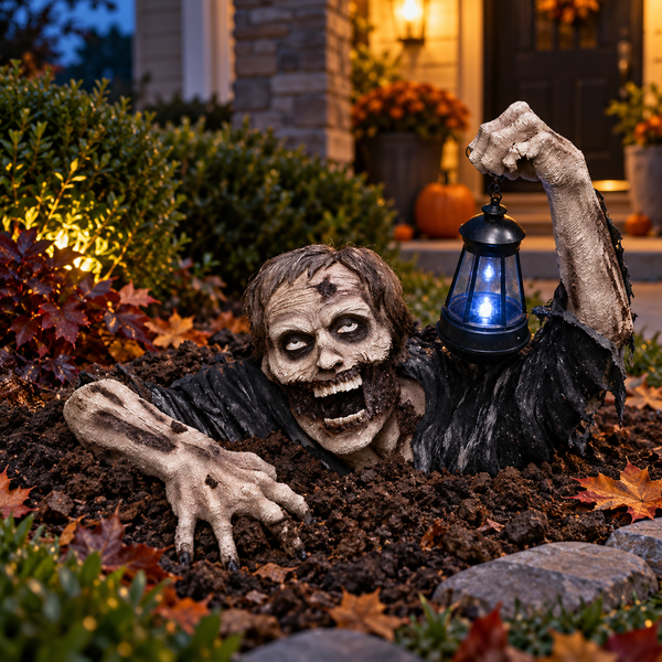 Graveyard Lantern Zombie
