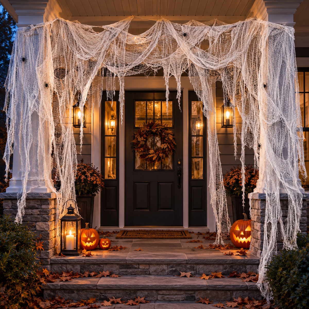 Creepy Gauze Halloween Cloth