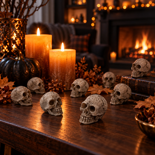 Mini Resin Skull Set