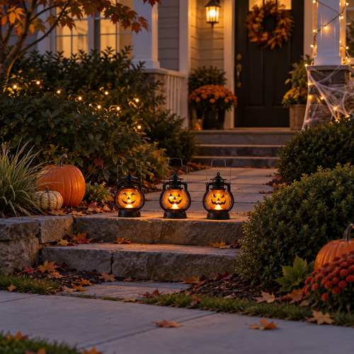 3 Pack Pumpkin Lanterns