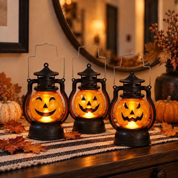 3 Pack Pumpkin Lanterns